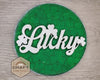 Lucky St. Patrick's Day Lucky DIY Craft Kit Paint Party Kit #3658 Multiple Sizes Available - Unfinished Wood Cutout Shapes
