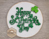 Happy St. Patrick's Day Lucky DIY Craft Kit Paint Party Kit #3660 Multiple Sizes Available - Unfinished Wood Cutout Shapes