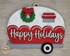 Christmas Camper Ornament | DIY Ornaments | Christmas Crafts | Holiday Activities | DIY Craft Kits | Paint Party Supplies | #3681
