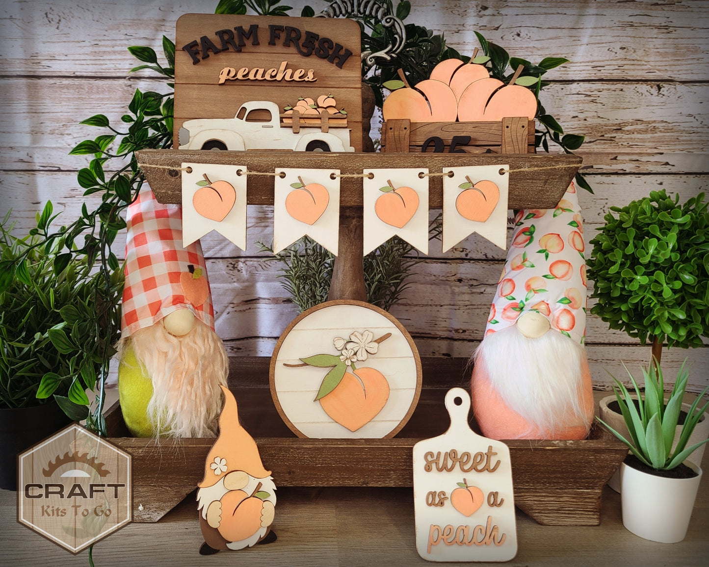 Peach Tier Tray | #100037