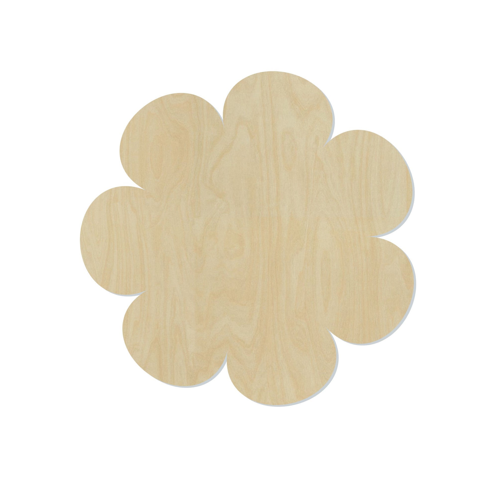 Flower Cutout #1014 - Multiple Sizes Available - Unfinished Wood Cutout Shapes