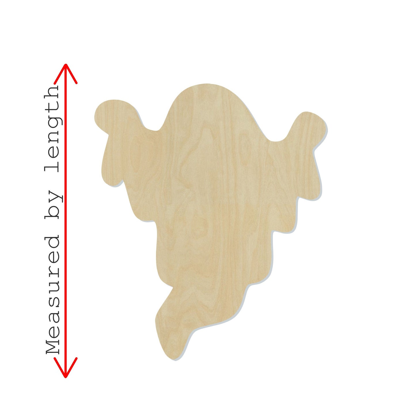 Ghost Cutout #1015 - Multiple Sizes Available - Unfinished Wood Cutout Shapes