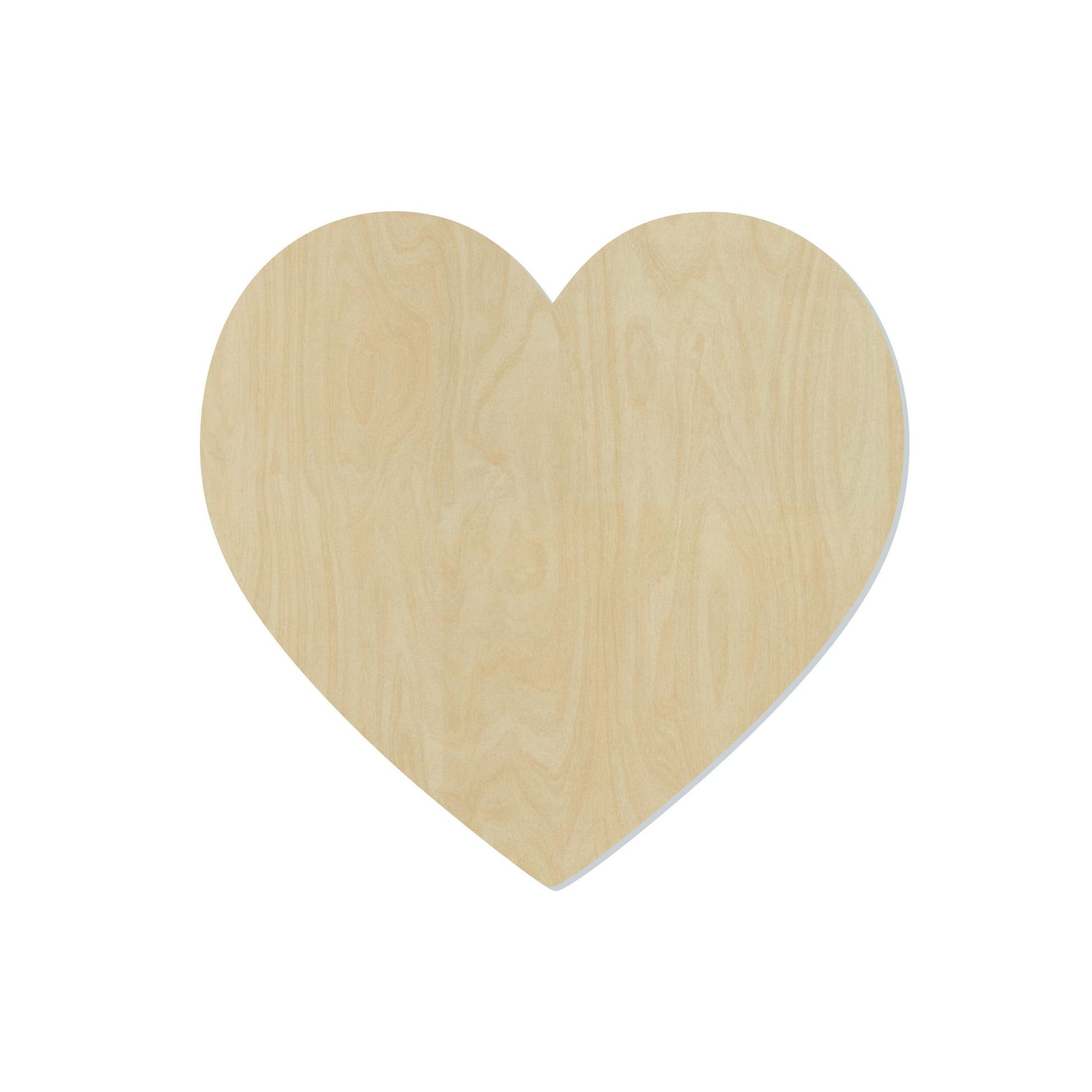 Heart Cutout #1016 - Multiple Sizes Available - Unfinished Wood Cutout Shapes