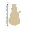 Snowman Wood Cutout #1029 - Multiple Sizes Available - Unfinished Wood Cutout Shapes