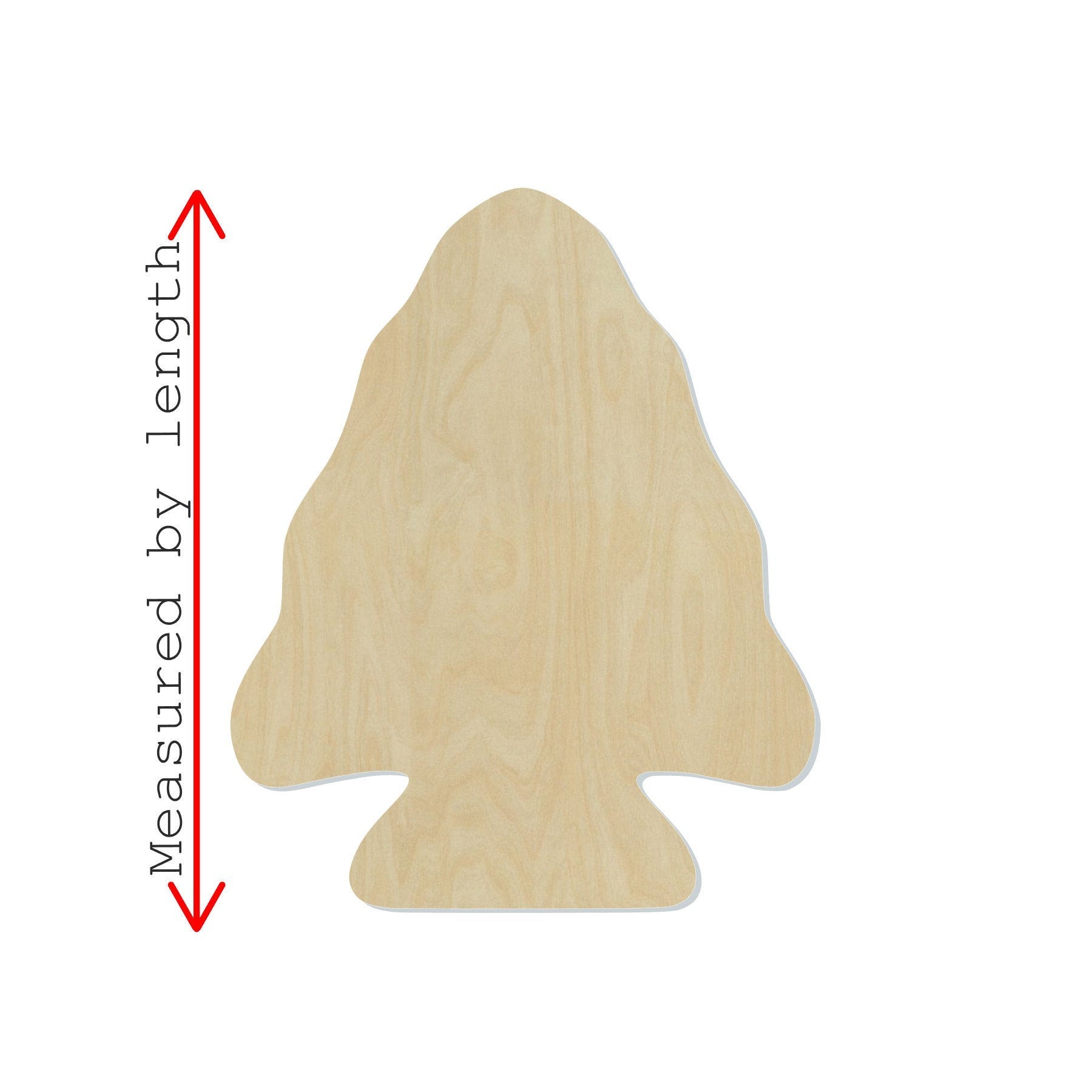 Arrowhead Wood Cutout #1035 - Multiple Sizes Available - Unfinished Wood Cutout Shapes