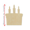 Birthday Cake Cutout #1043 - Multiple Sizes Available - Unfinished Wood Cutout Shapes