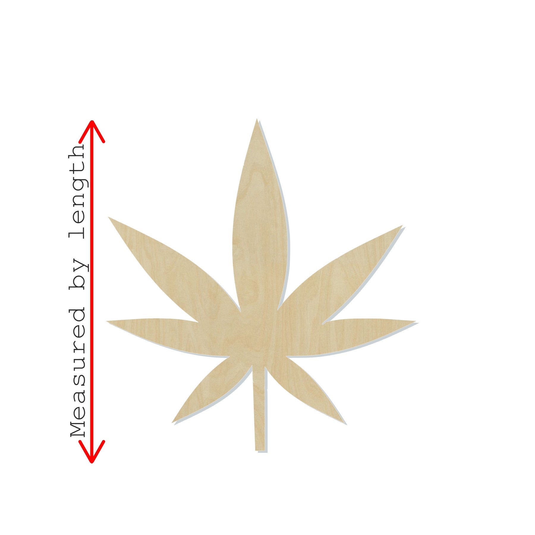 Cannabis Leaf Marijuana leaf blank#1049 - Multiple Sizes Available - Unfinished Wood Cutout Shapes