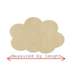 Fluffy Cloud Blank Cloud Cutout #1054 - Multiple Sizes Available - Unfinished Wood Cutout Shapes