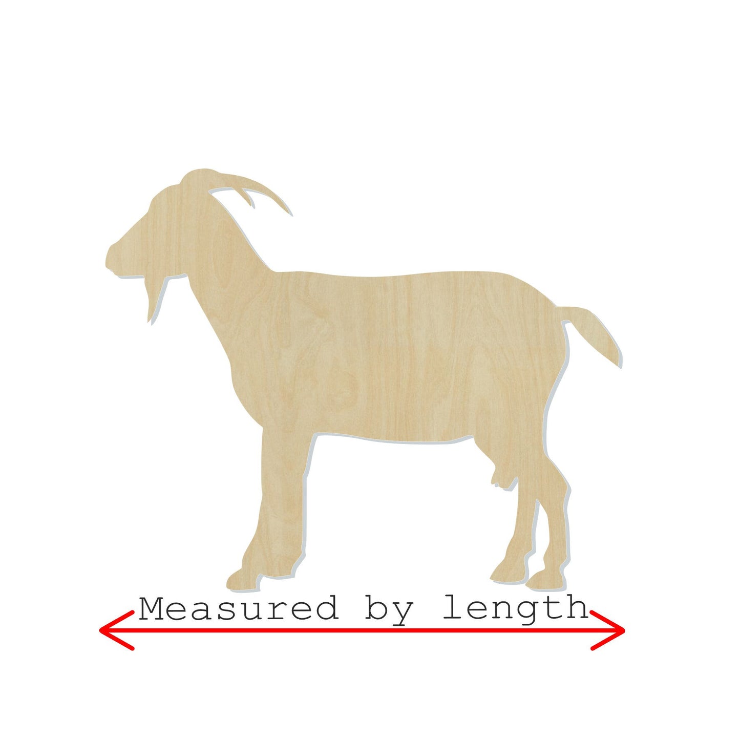 Goat Blank Goat Cutout Farm Goat #1063 - Multiple Sizes Available - Unfinished Wood Cutout Shapes