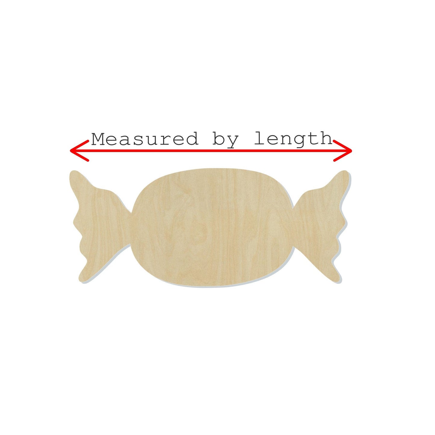 Candy Cutout Candy Blank Candy Yummy#1067 - Multiple Sizes Available - Unfinished Wood Cutout Shapes