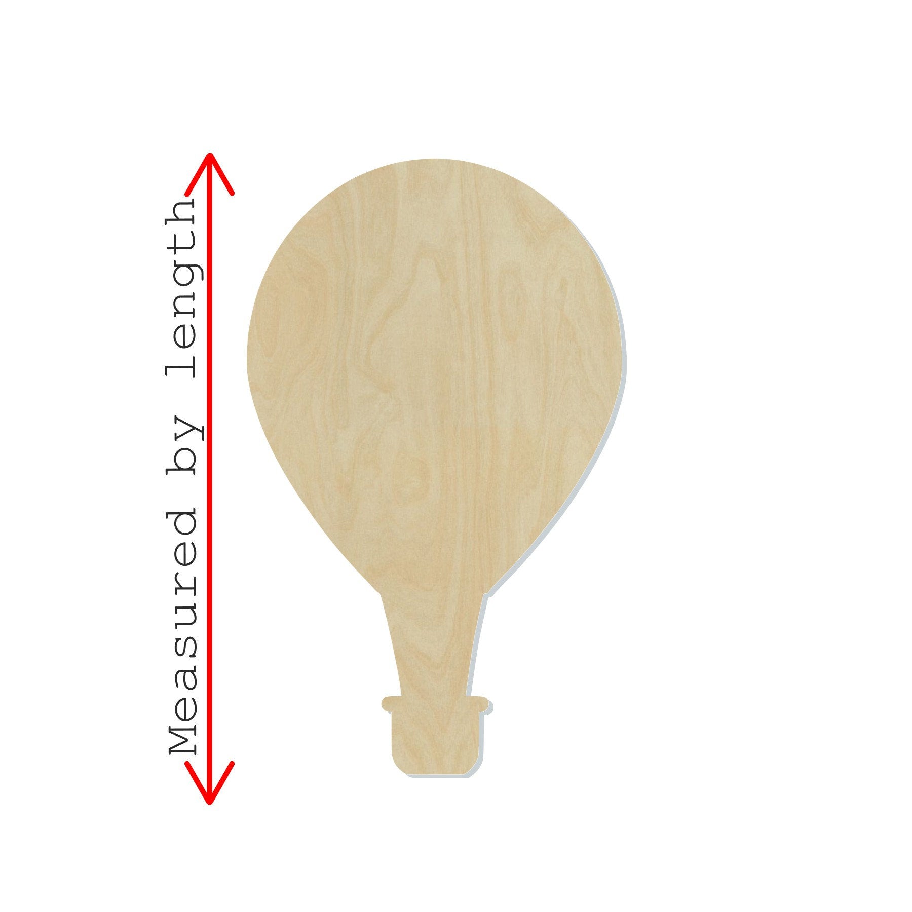 Hot Air Balloon with Basket Blank Hot air balloon cutout #1070 - Multiple Sizes Available - Unfinished Wood Cutout Shapes