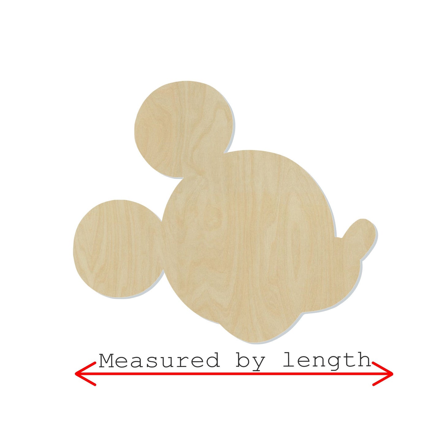 Boy Mouse Head Blank Mouse Mouse blank #1078 - Multiple Sizes Available - Unfinished Wood Cutout Shapes