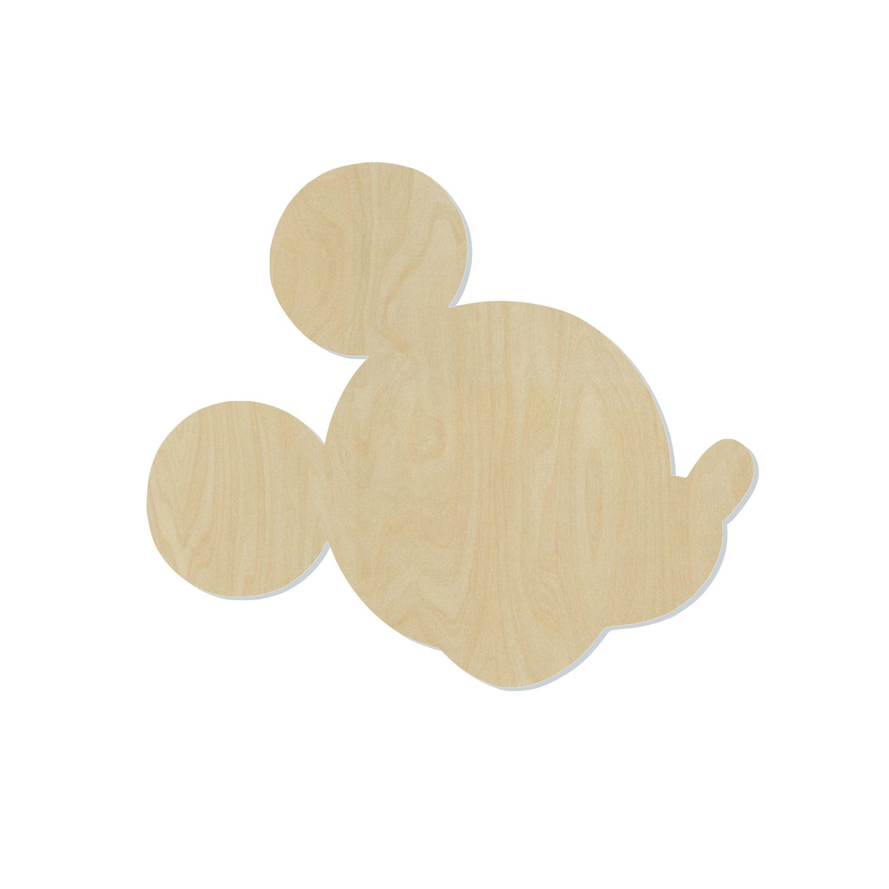 Boy Mouse Head Blank Mouse Mouse blank #1078 - Multiple Sizes Available - Unfinished Wood Cutout Shapes