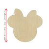Girl Mouse Head Blank Mouse Mouse cutout #1079 - Multiple Sizes Available - Unfinished Wood Cutout Shapes