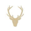 Deer Head blank deer cutout hunting season hunting #1089 - Multiple Sizes Available - Unfinished Wood Cutout Shapes