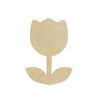 Tulip Blank Garden Flowers Tulip cutout #1095 - Multiple Sizes Available - Unfinished Wood Cutout Shapes