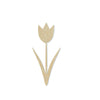 Tulip Blank garden flowers Tulip Cutout #1096 - Multiple Sizes Available - Unfinished Wood Cutout Shapes