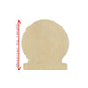 Snow Globe Blank snow winter snowing cutouts #1097 - Multiple Sizes Available - Unfinished Wood Cutout Shapes