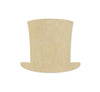 Abraham Top Hat Blank Top Hat Show Theater #1109 - Multiple Sizes Available - Unfinished Wood Cutout Shapes