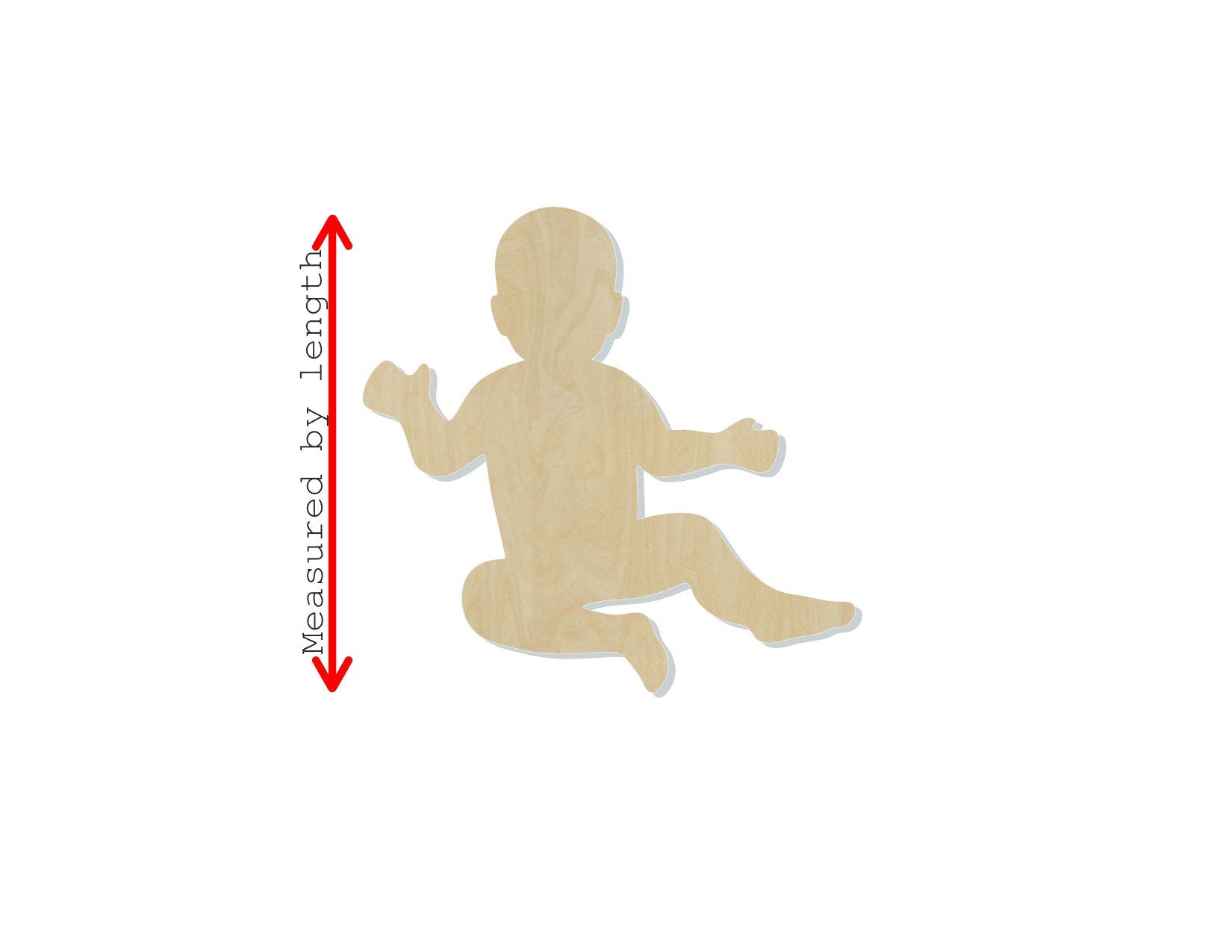 Baby Blank wood cutout Baby shower infant  #1153 - Multiple Sizes Available - Unfinished Wood Cutout Shapes