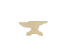 Anvil blank wood cutout wood work metal work #1161 - Multiple Sizes Available - Unfinished Wood Cutout Shapes