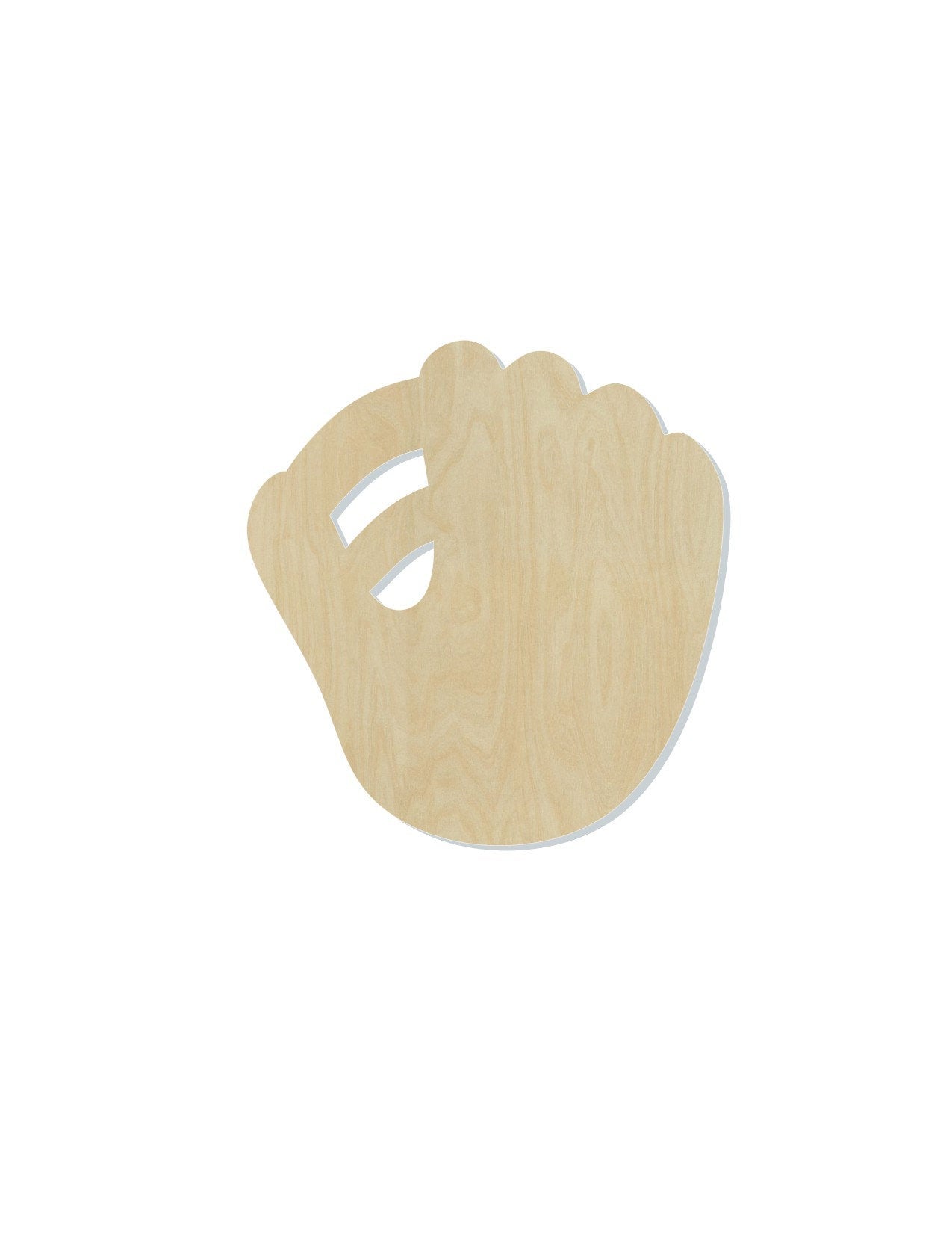 Baseball Mitt Wood Blank Cutout Home Run Summertime #1171 - Multiple Sizes Available - Unfinished Wood Cutout Shapes