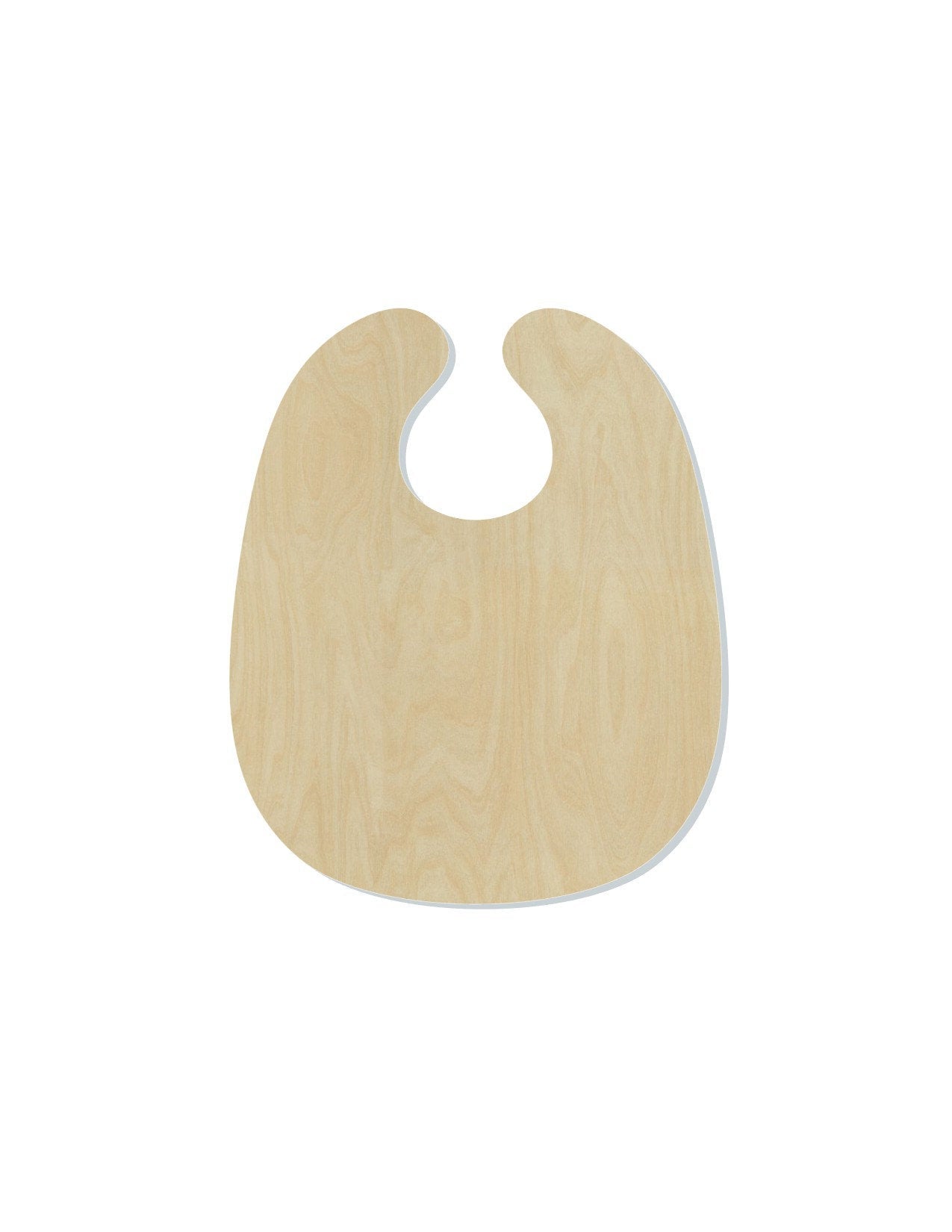 Baby Bib Wood Blank Cutouts Baby Shower Infant #1184 - Multiple Sizes Available - Unfinished Wood Cutout Shapes