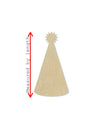 Birthday Hat Blank cutout wood cutouts Celebration Happy Birthday #1194 - Multiple Sizes Available - Unfinished Cutout Shapes
