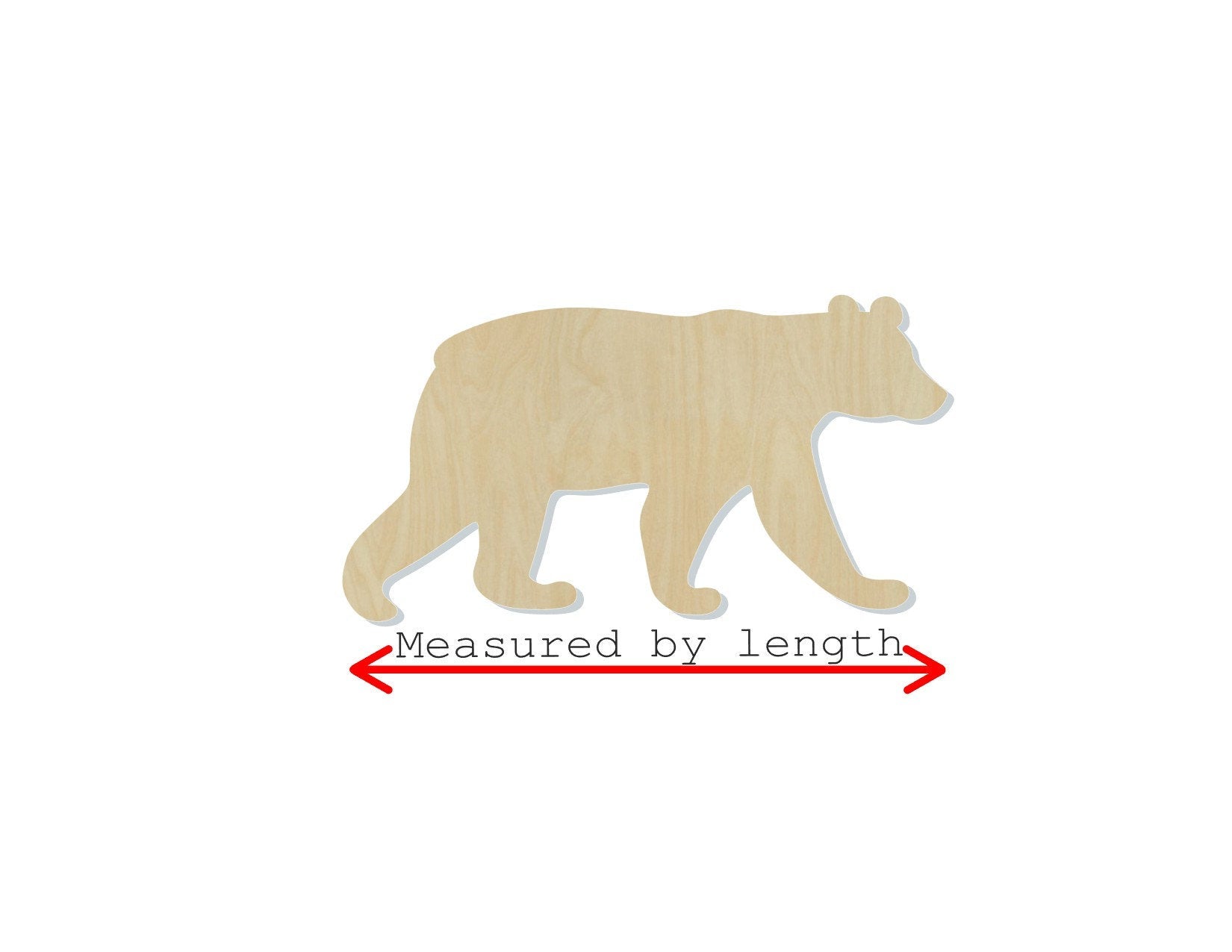 Black Bear Blank Wood cutouts Mama Bear Baby Bear Animal Cutouts Animal Blanks #1199 - Multiple Sizes Available - Unfinished Cutout Shapes