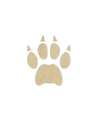 Bobcat Paw Print blank cutouts Zoo Animals Animal blanks #1202 - Multiple Sizes Available - Unfinished Cutout Shapes