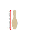 Bowling Pin Blank wood cutouts sports hobby Bowling Rink #1209 - Multiple Sizes Available - Unfinished Cutout Shapes