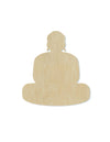 Buddha Cutout wood blank religion #1230 - Multiple Sizes Available - Unfinished Wood Cutout Shapes