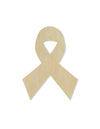Cancer Ribbon DIY Paint Wood cutouts blank  #1254 - Multiple Sizes Available - Unfinished Wood Cutout Shapes