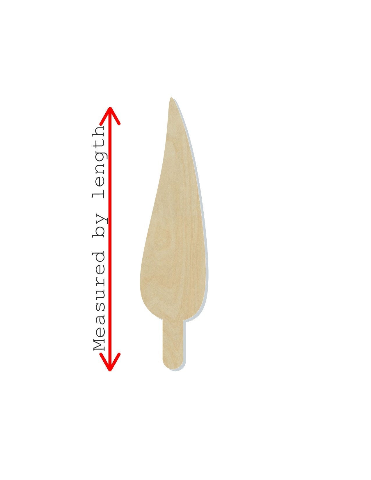 Candle Flame Wood Cutouts DIY Paint #1255 - Multiple Sizes Available - Unfinished Wood Cutout Shapes