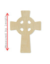 Celtic Cross Irish Religion DIY Paint #1272 - Multiple Sizes Available - Unfinished Wood Cutout Shapes