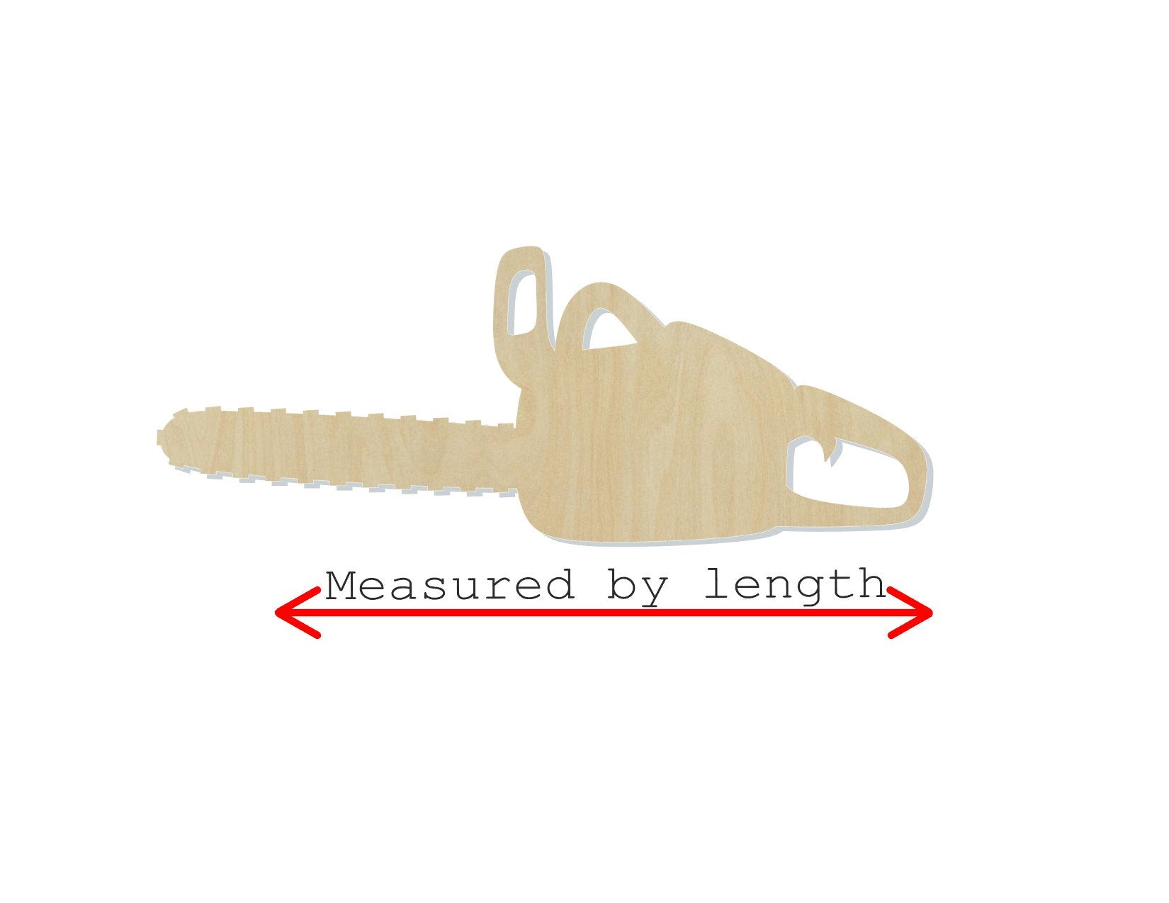 Chain Saw DIY Paint Tools blank wood cutouts #1277 - Multiple Sizes Available - Unfinished Wood Cutout Shapes