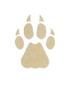 Cheetah Paw blank wood cutouts zoo animals DIY Paint #1283 - Multiple Sizes Available - Unfinished Cutout Shapes