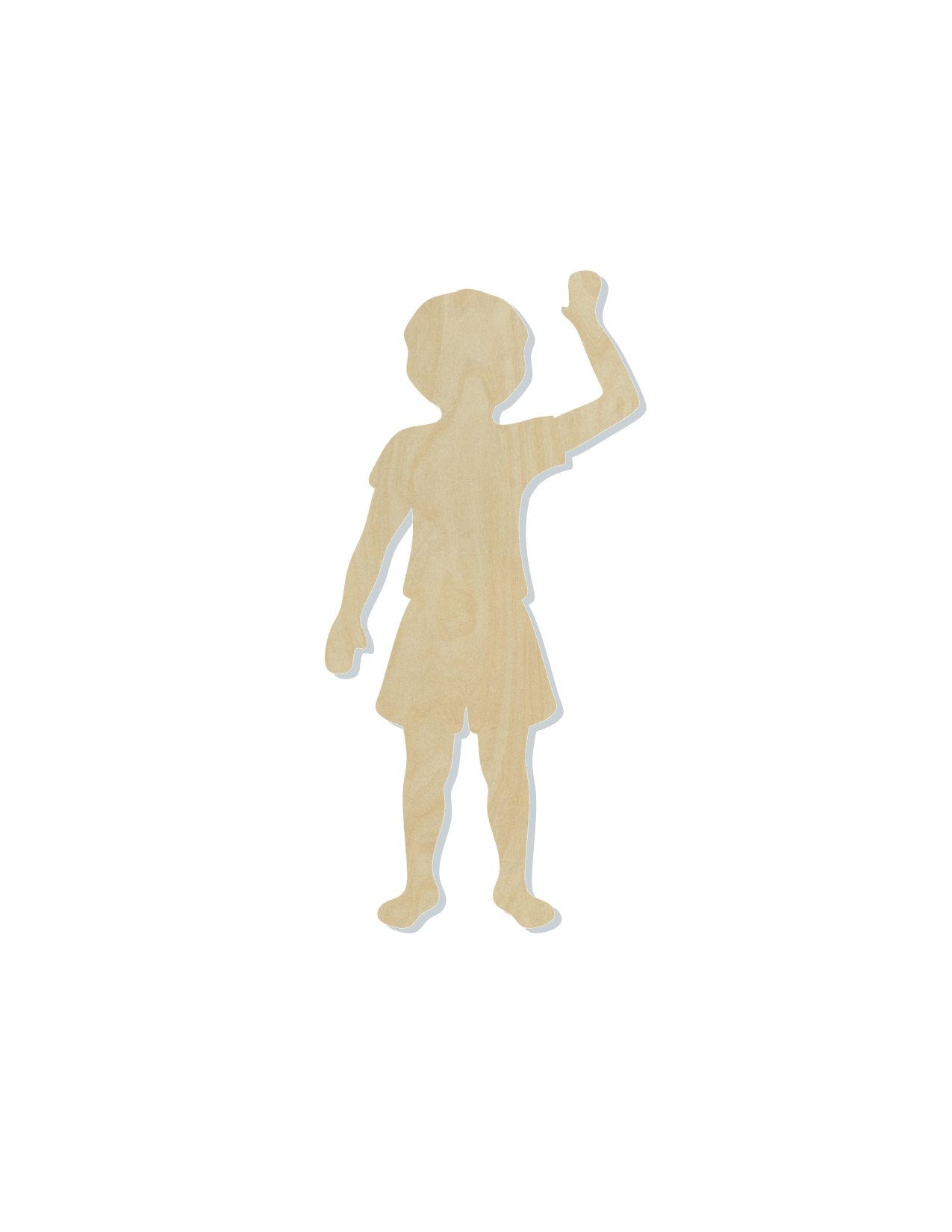 Child blank wood Cutouts DIY paint Children #1292 - Multiple Sizes Available - Unfinished Cutout Shapes