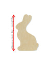 Chocolate Bunny Wood cutouts blank Easter Easter Day Paint yourself Paint kit #1307 - Multiple Sizes Available - Unfinished Cutout Shapes
