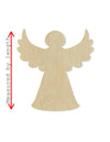 Christmas Angel Christmas time Christmas Craft Paint yourself Paint kit #1314 - Multiple Sizes Available - Unfinished Cutout Shapes