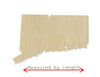 Connecticut State State Pride Paint Kit Paint yourself State cutouts wood blanks #1322 - Multiple Sizes Available - Unfinished Cutout Shapes
