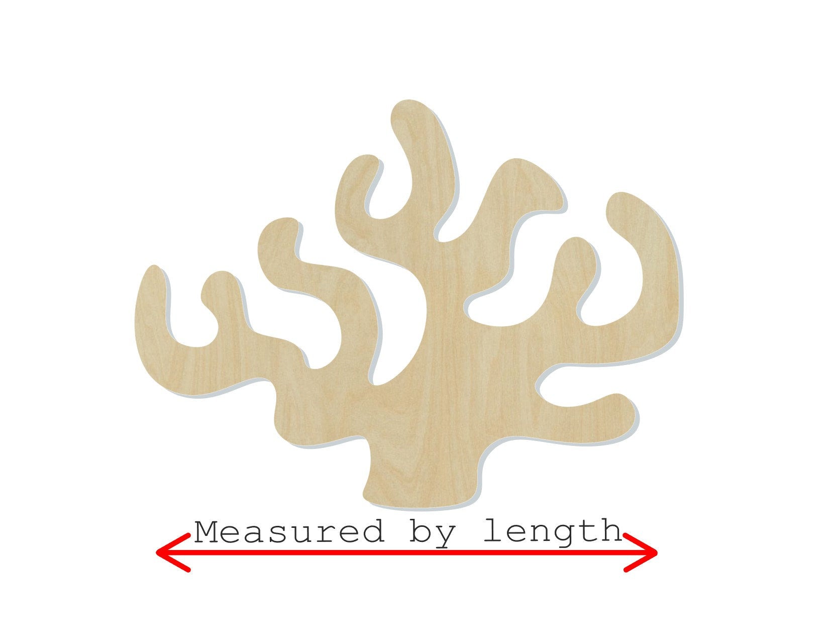 Coral Ocean Sea animals DIY Paint kit Paint yourself Ocean floor #1324 - Multiple Sizes Available - Unfinished Cutout Shapes