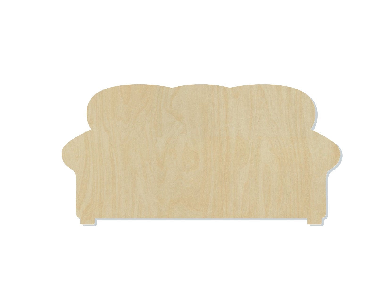 Couch Furniture wood blank cutouts Household Cozy DIY Paint kits #1327 - Multiple Sizes Available - Unfinished Cutout Shapes