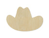 Cowboy Hat wood blank cutouts Farmer Farm Ranch Barn DIY Paint kit #1330 - Multiple Sizes Available - Unfinished Cutout Shapes