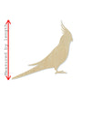 Cockatiel Bird cutouts wood blanks DIY paint kit Birds animal cutouts #1345 - Multiple Sizes Available - Unfinished Cutout Shapes