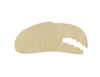 Crab Claw wood blank cutouts food dinner DIY paint kit Kitchen #1352 - Multiple Sizes Available - Unfinished Cutout Shapes