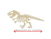 Dinosaur Skeleton DIY paint kit color yourself kit bedroom #1378 - Multiple Sizes Available - Unfinished Cutout Shapes