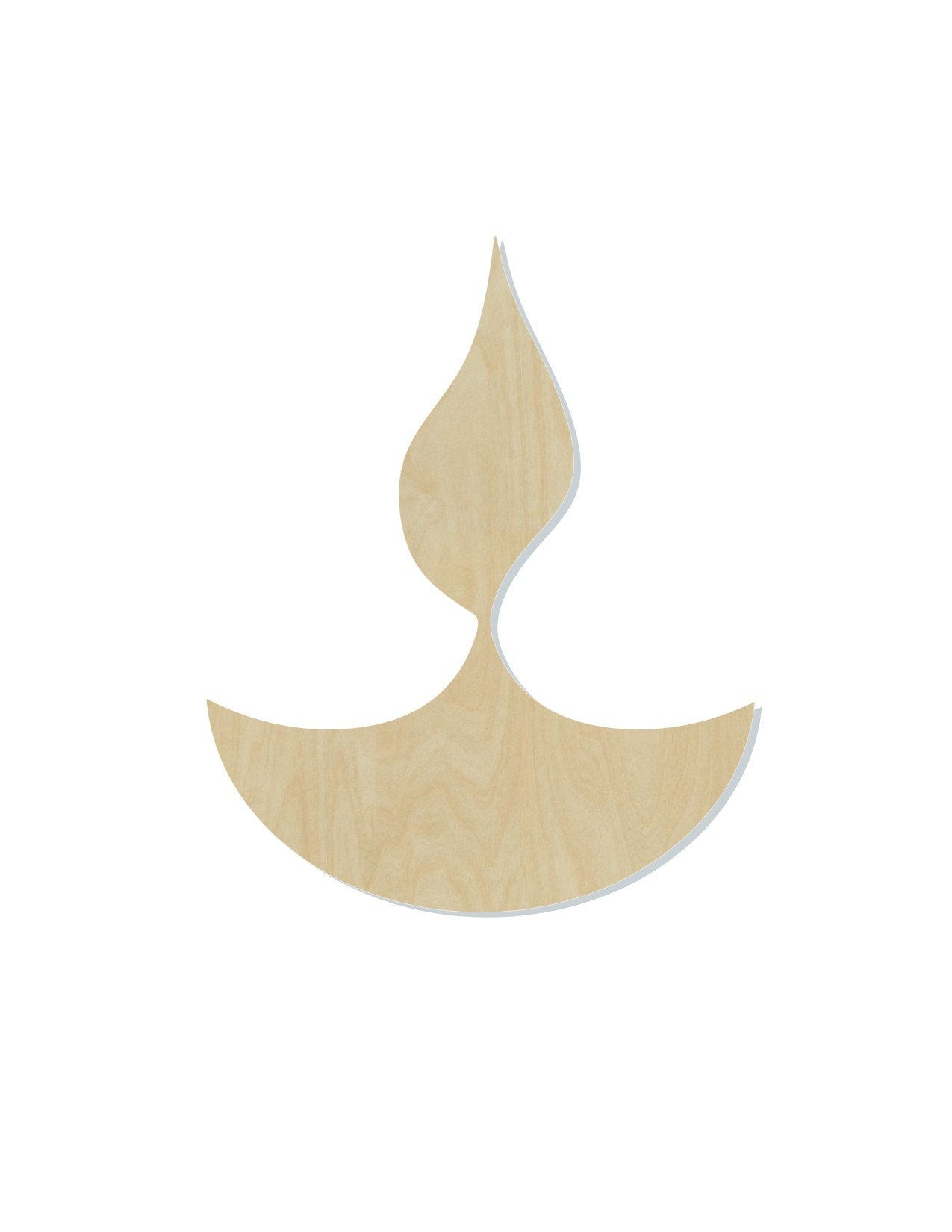Diwali Lamp Household decor DIY paint kit #1379 - Multiple Sizes Available - Unfinished Cutout Shapes