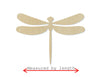 Dragon Fly cutouts Garden Flowers Bugs DIY paint kit Paint yourself #1404 - Multiple Sizes Available - Unfinished Cutout Shapes