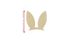 Easter Bunny Ears cutout wood blank cutouts Easter craft Easter Bunny DIY Paint #1422 - Multiple Sizes Available - Unfinished Cutout Shapes